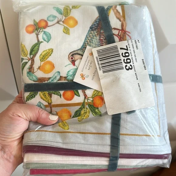 2023 Lou Rota twelve Days of Christmas napkin set of 12 - Picture 12 of 14